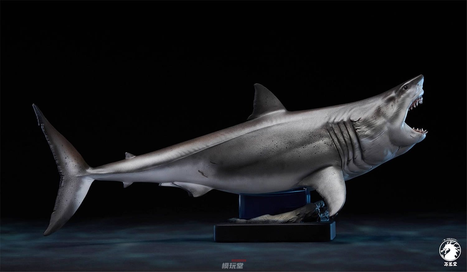 予約 万蘢堂 1/18 ホホジロザメ Carcharodon Carcharias PVC Statue