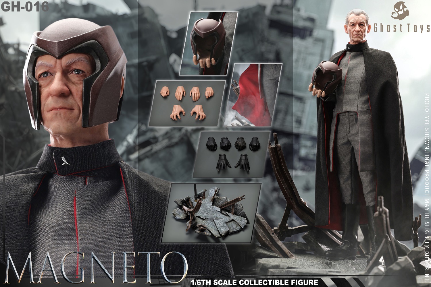 予約 Ghost toys 1/6 オールド・マグニートー GH-016 Old Magneto