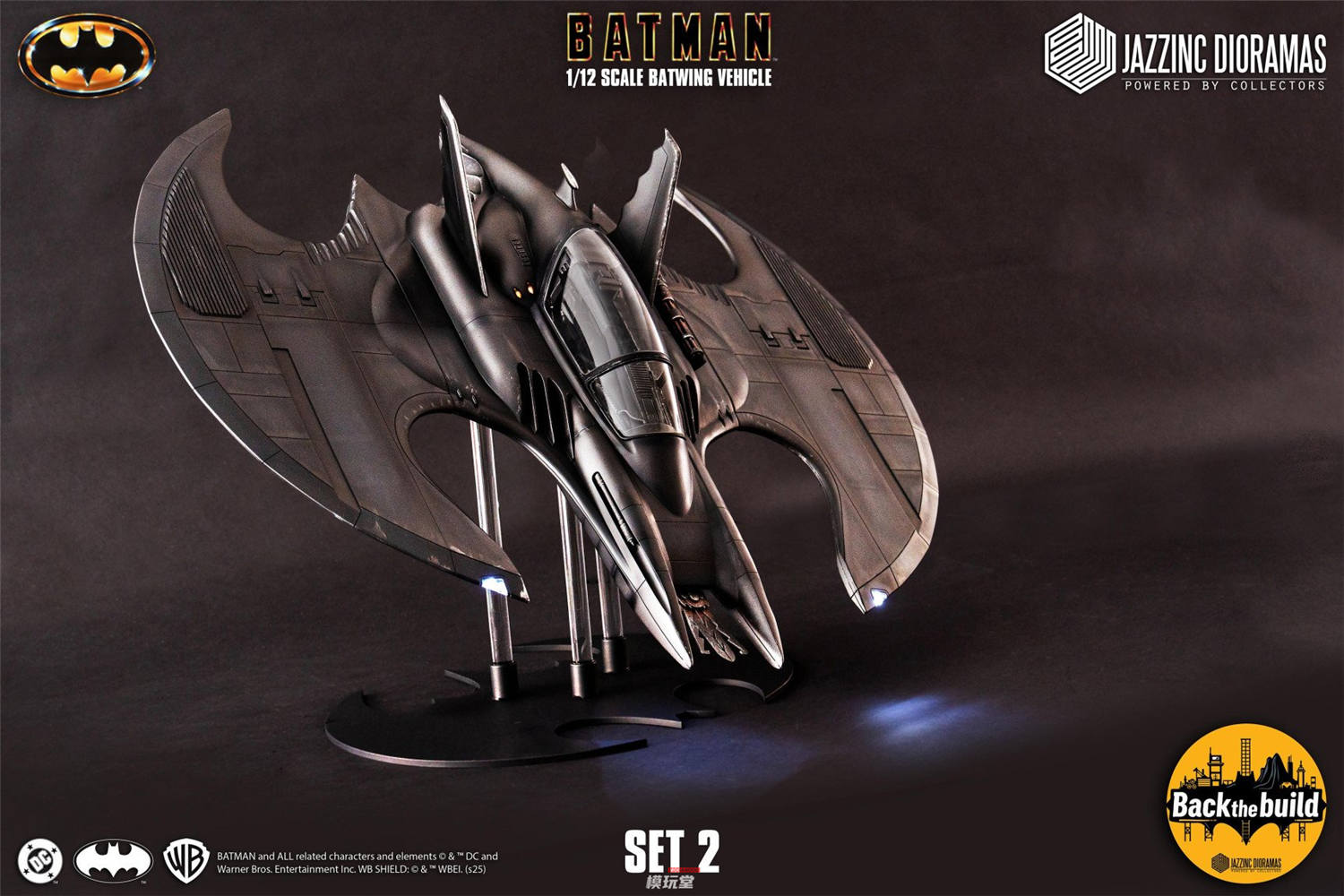 予約 Jazzinc Dioramas 1/12 『バットマン 1989』 バットウィング Set1