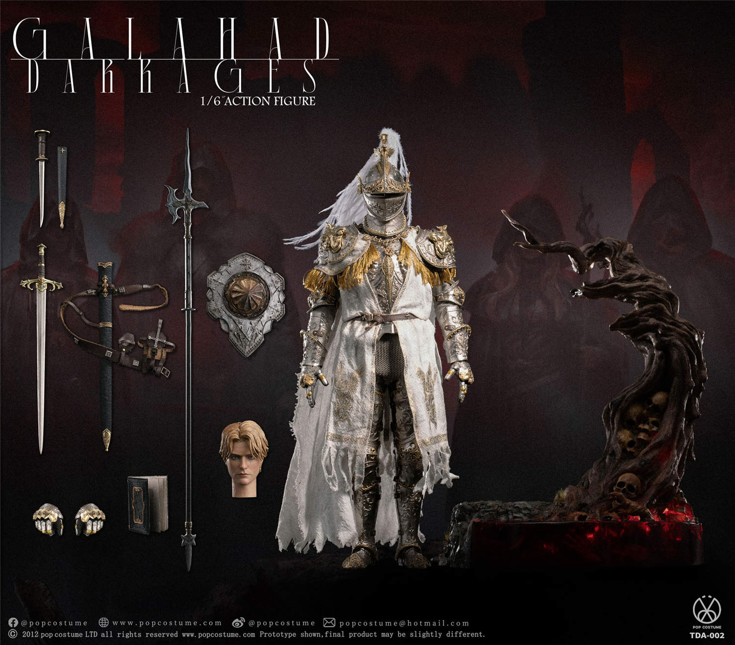 予約 POP COSTUME 1/6 聖杯探求の騎士 ガラハッド TDA-002 The Grail