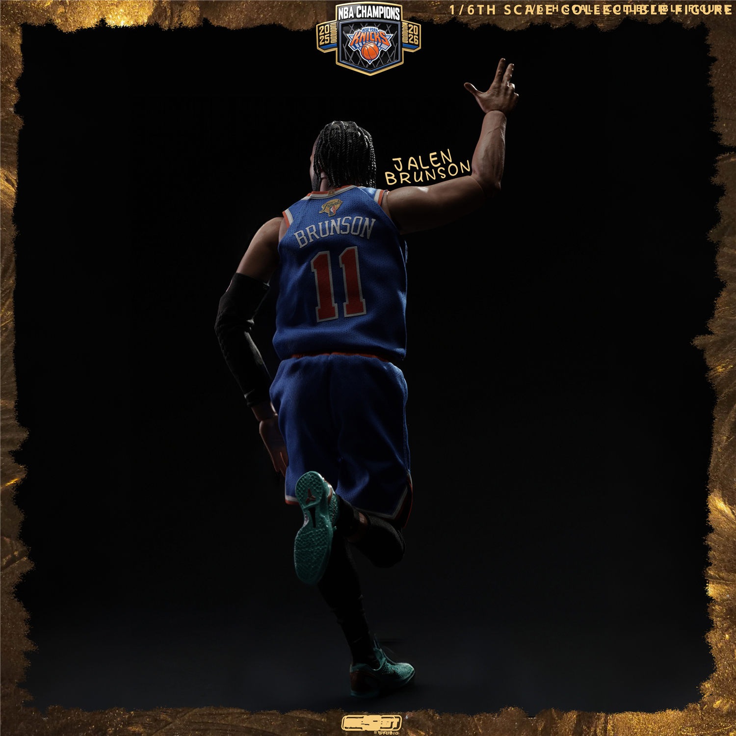 マイケルラウ ドラゴンスーパーXバスケットボールアクションフィギュア 予約 ResetStudio 1/6 ブランソン 優勝記念 Jalen Brunson