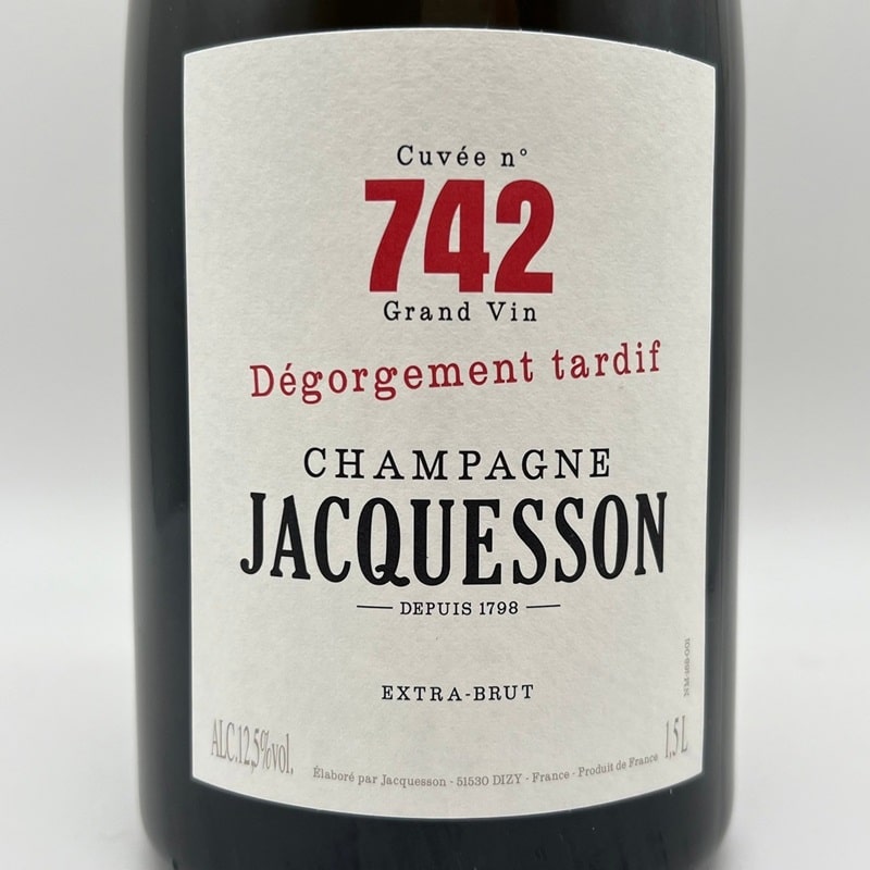希少】ジャクソン キュヴェ #742 シャンパーニュ JACQUESSON