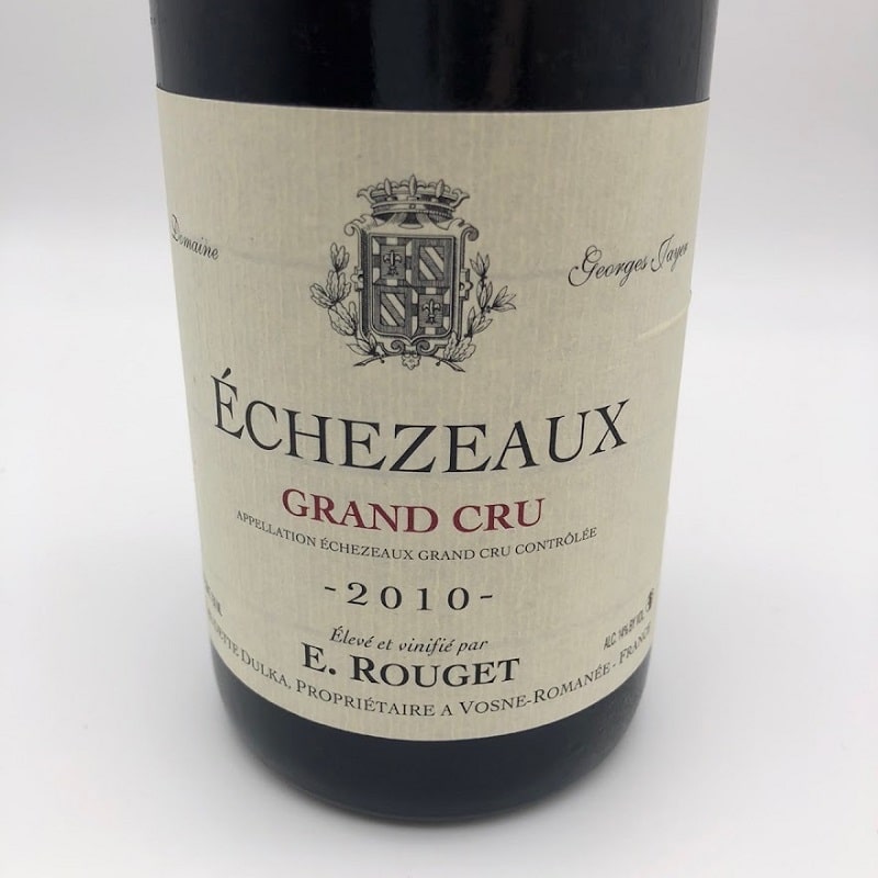GRANDS ÉCHEZEAUX 2010 グランクリュ　空き瓶 GRANDS ÉCHEZEAUX 2010 グランクリュ 空き瓶