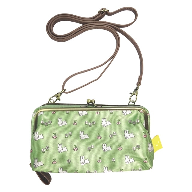 ミッフィー ジャガードお財布ショルダー うさぎ/GR | キャラクターから