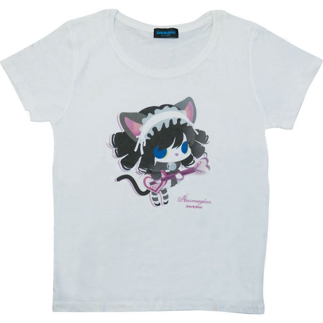 SHOW BY ROCK!! レディース半袖Tシャツ シアン/WH | キャラクターから