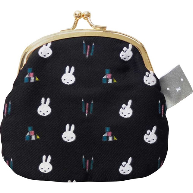 ミッフィー　文庫財布　新品　がま口 Miffy（ミッフィー） ジャガード がま口財布 小物入れ 財布 がま口