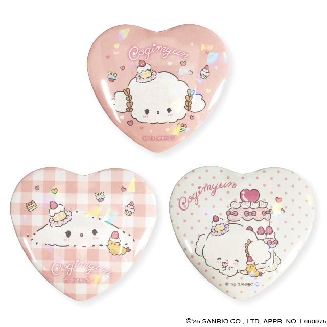 mikko ポップアップ ガチャガチャ ハート缶バッジ キャミー 3個セット mikko characters トレーディングハート型缶バッジ 3個セット 楽天市場