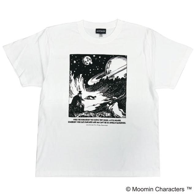 ムーミン プレミアム小説Tシャツ たのしい(飛行おに) | キャラクター