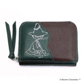 ムーミン 本革カードポーチ スナフキン