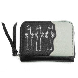 ムーミン 本革カードポーチ ニョロニョロ