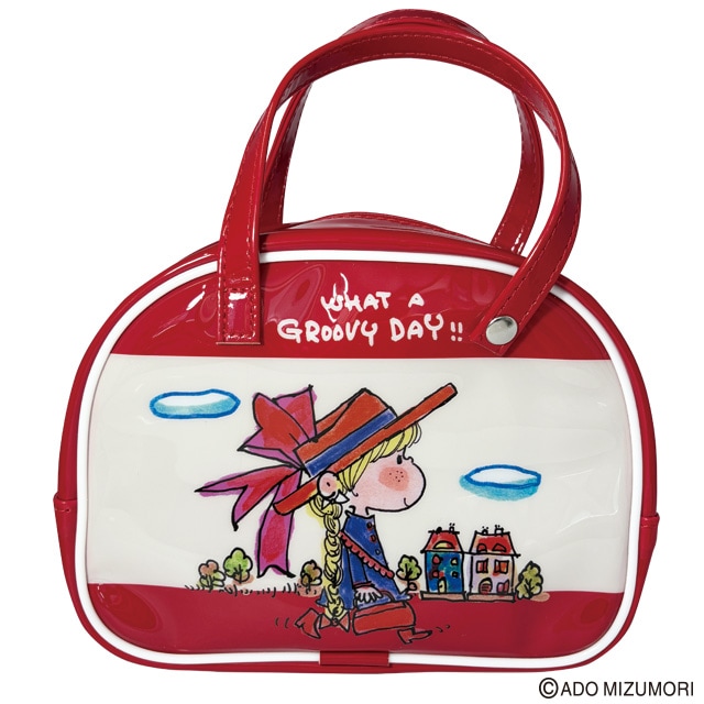 水森亜土 ボストンバッグ風ポーチ おでかけ | キャラクターから探す