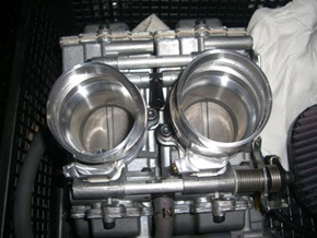 FCRキャブレター用K&Nアダプター　オフセットアダプターセット（33φ）