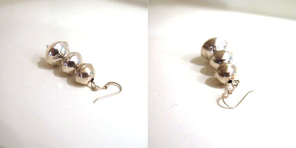 インディアン ジュエリー ナバホ シルバー 3連ピアスINDIAN JEWELRY