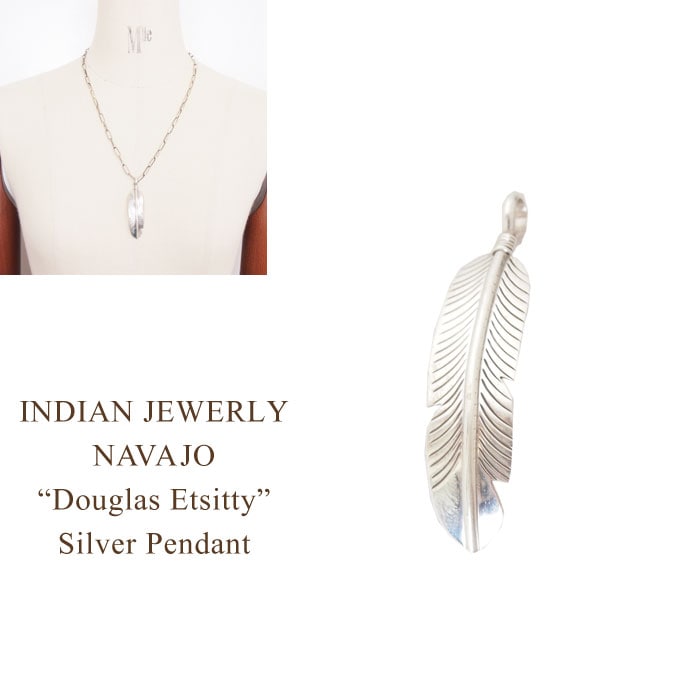 NAVAJO Douglas Etsitty フェザーバングル ゴールドコンビ