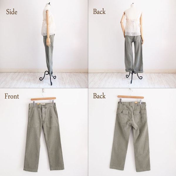 RRL ベイカーパンツ ヘリンボーン ラルフローレン ミリタリーダブルアールエル SALE】【RRL by Ralph Lauren】ラルフローレン DOUBLE RL ダブル