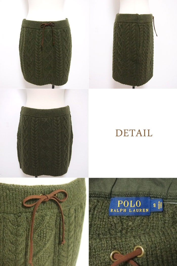 ラルフローレン ポロ レディース ケーブル編み ニット スカート