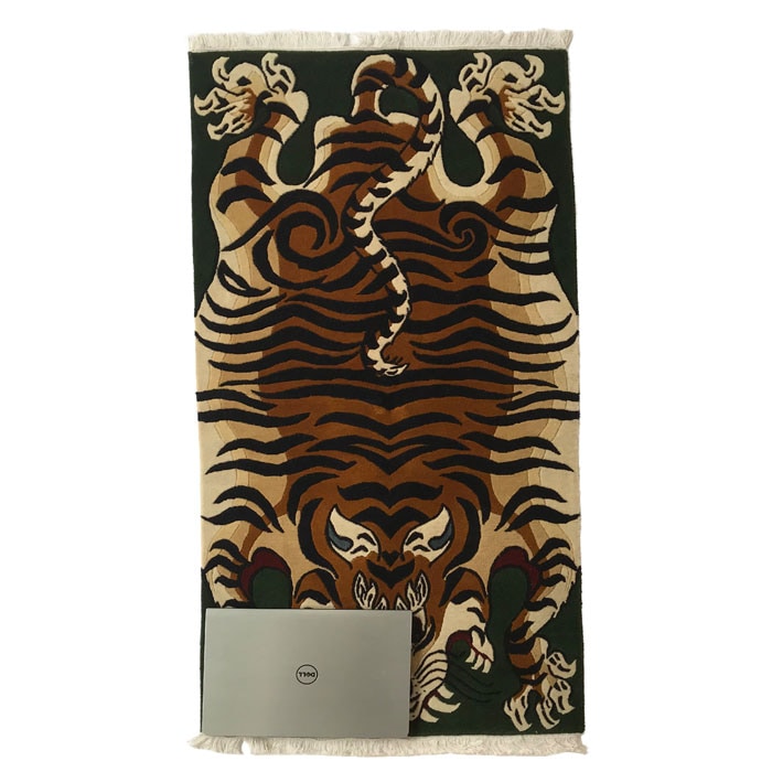 SALE 『本物』 チベット絨毯　チベタンタイガー　特大　約183cm SALE 『本物』 チベット絨毯 チベタンタイガー 特大 約183cm SALE