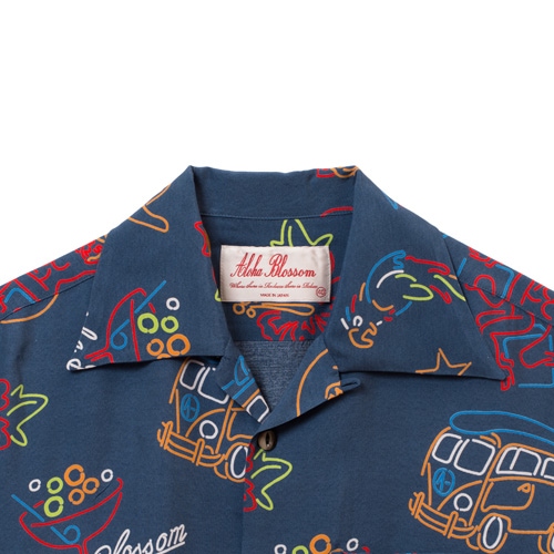 アロハブロッサム Aloha Blossom アロハシャツ　NEON サイズ42 Aloha Blossom / アロハブロッサム Neon ネオン 通販 Treasure