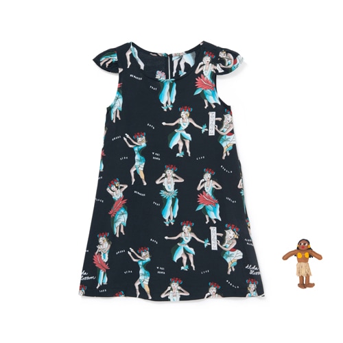 アロハブロッサム　HULA GIRL ONE PIECE ２ HULA GIRL ONE PIECE BLACK – Alohablossom