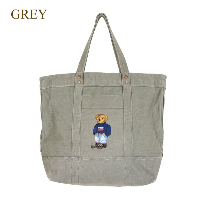 【難あり・アウトレット】ラルフローレン ポロ ポロベアー キャンバス トートバック Ralph Lauren POLOBEAR TOTE  BAG-NAVIE STORE