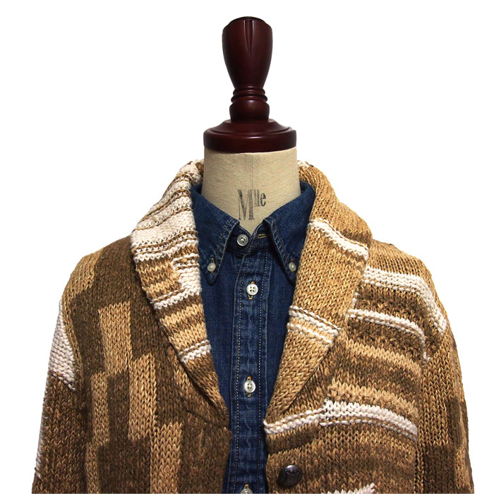 ラルフローレン　ブラウンカーディガン 中古・古着通販】POLO RALPH LAUREN (ポロ・ラルフローレン) ニット