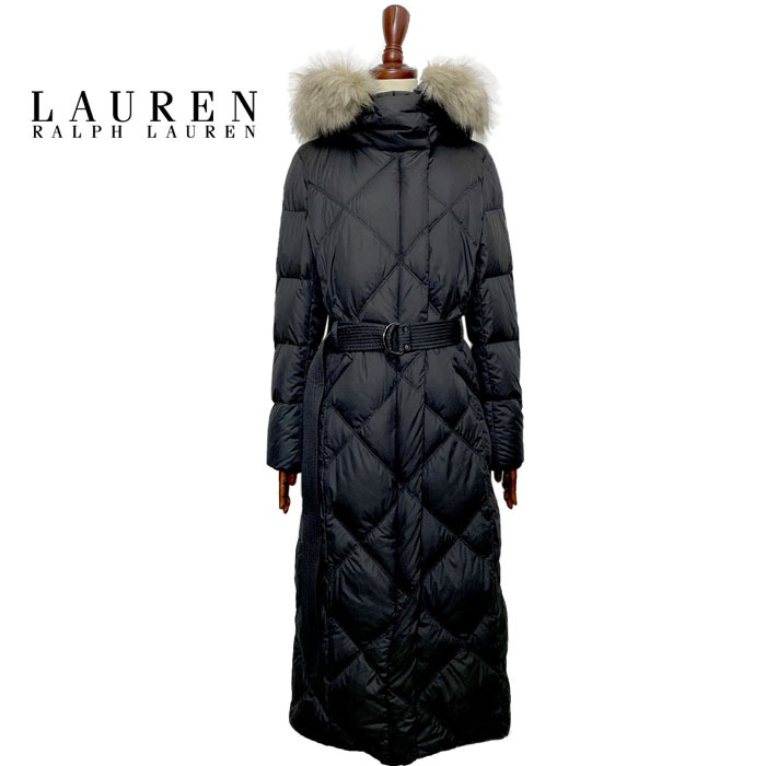 ローレン ラルフローレン レディース ファー フード付き マキシ ロング ダウン コート LAUREN Ralph Lauren Maxi Long Down Coat-NAVIE STORE ウォーザード JOSEPH 2点 ダウンジャケット ラルフローレン ロングコート ロングコート