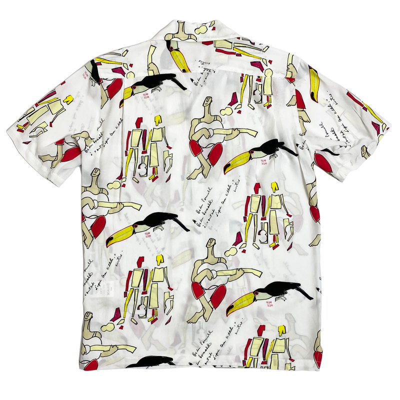 アロハブロッサム ALOHABLOSSOM ALOHA SHIRTS BOSSA NOVA/WHITE 