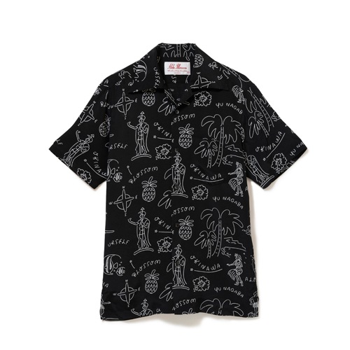 ●Aloha Blossom 長場雄 アロハシャツ 44 XL● Aloha Blossom x 長場雄 アロハシャツ アロハブロッサム XL 44