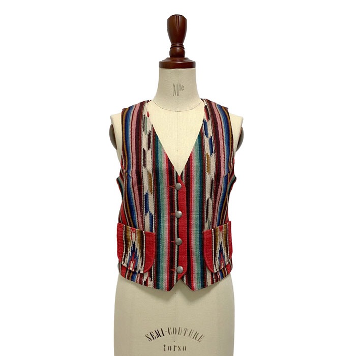 RRL JACQUARD VEST L ラルフローレン ラルフローレン ダブルアールエル レディース ジャガード