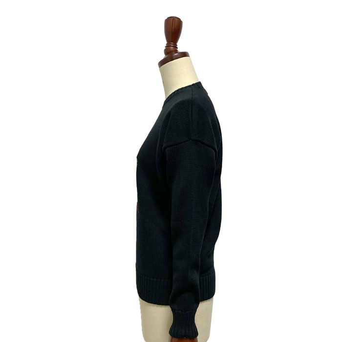 ローレン ラルフローレン　コットンセーター　犬　ビーグル　パープル　XS rlw-lk-156d.jpg