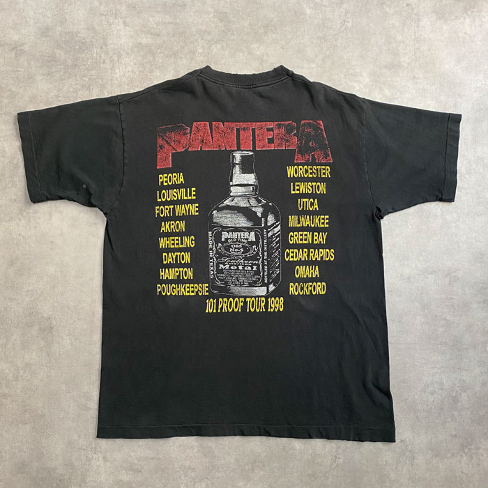 PANTERA　パンテラ　Tシャツ 　90s　バンドTシャツ 古着 00年代 PANTERA パンテラ アルバム COWBOYS FROM HILL