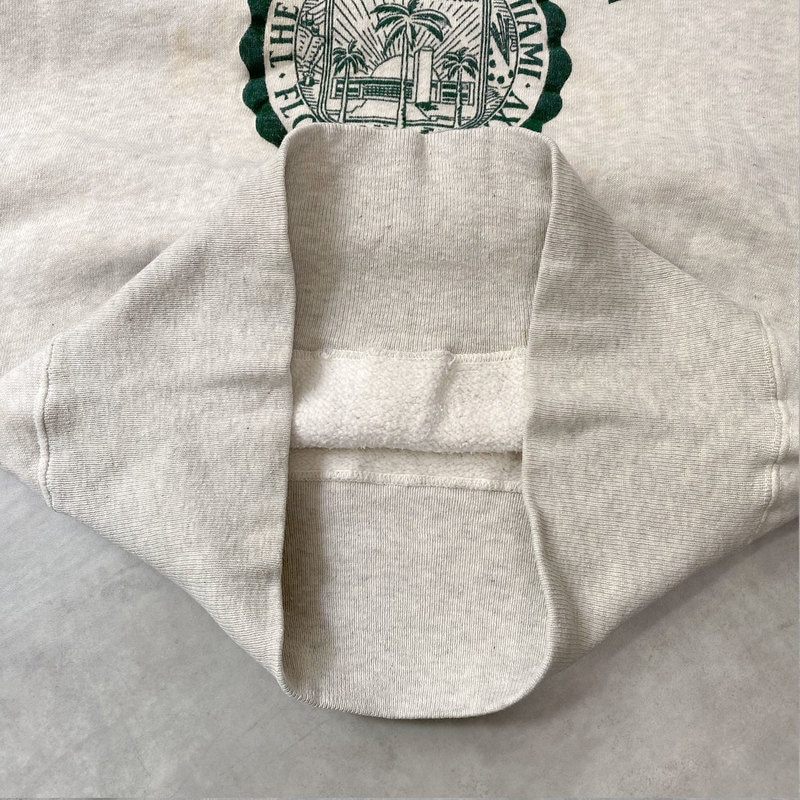 Champion 50s ランナーズタグスウェット 墨グレー　フェード Champion 50s ランナーズタグスウェット 墨グレー フェード