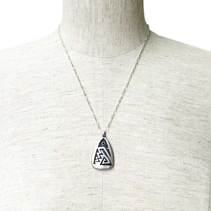 シ*ス様 HOPI ホピ族 ルーションコインバ オーバーレイ ネックレス ペンダ