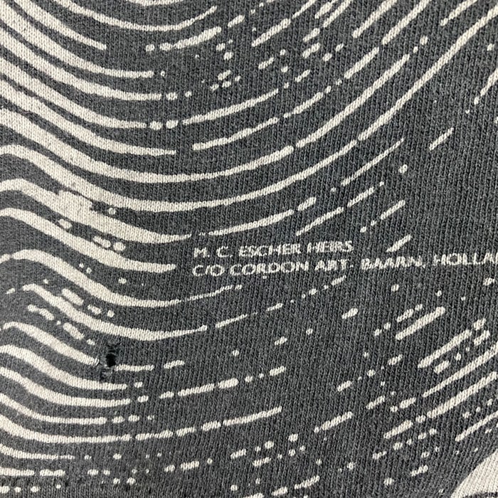 90's M.C. ESCHER T-Shirts Made in USA/L 90年代 エッシャー Tシャツ