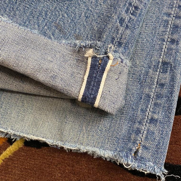 60's LEVI'S 501 S Type BIG”E” Cut off Denim Shorts