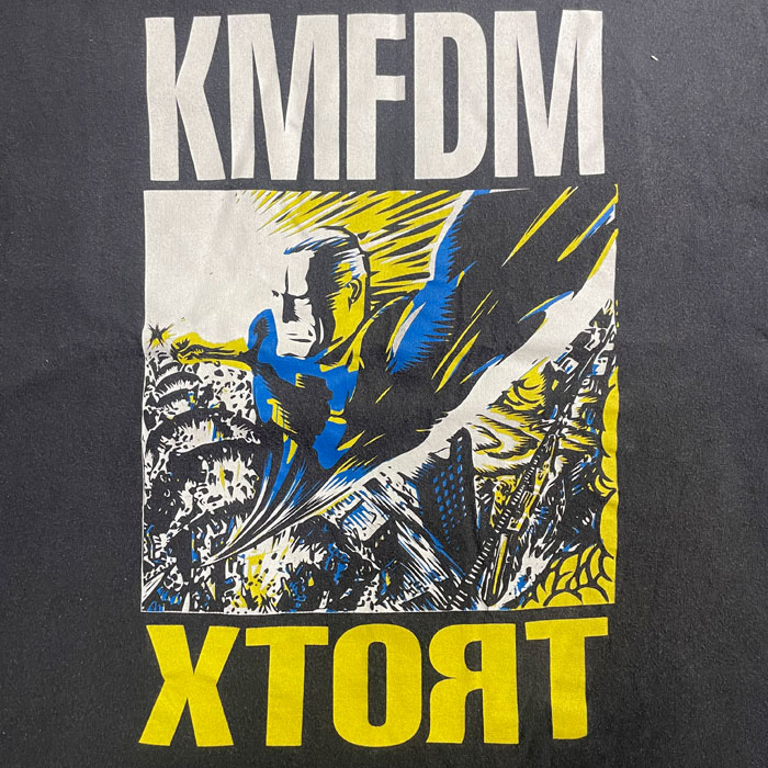 90's KMFDM SON OF THE GUN T-Shirts Made in USA 90年代