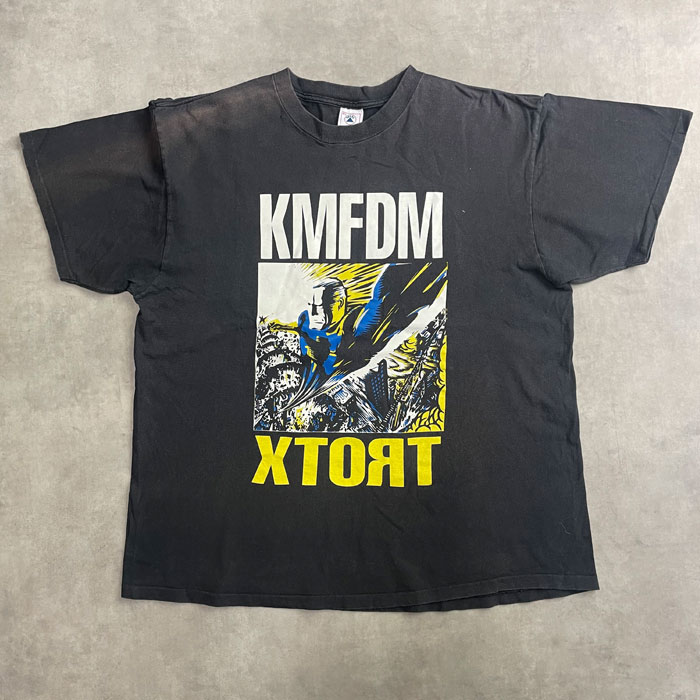 90's KMFDM SON OF THE GUN T-Shirts Made in USA 90年代