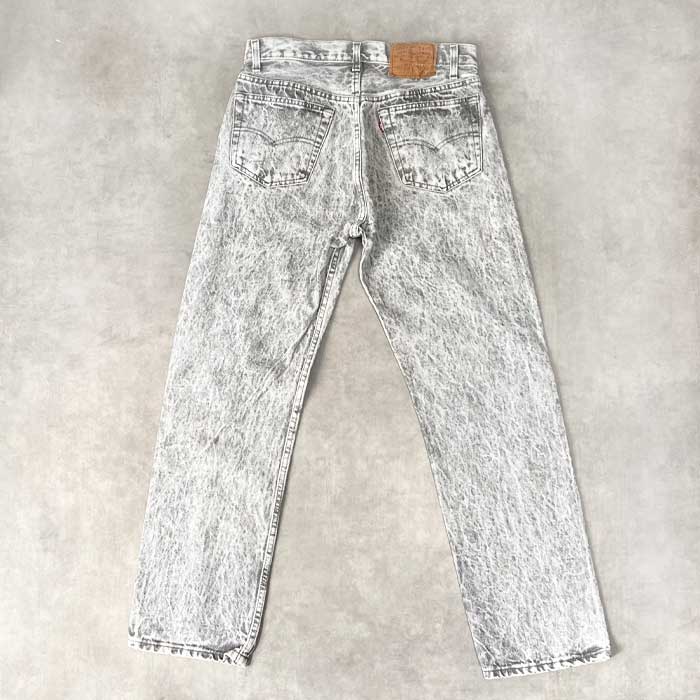 80's Levi's 501 CHEMICAL WASH MADE IN USA W33L30 90年代