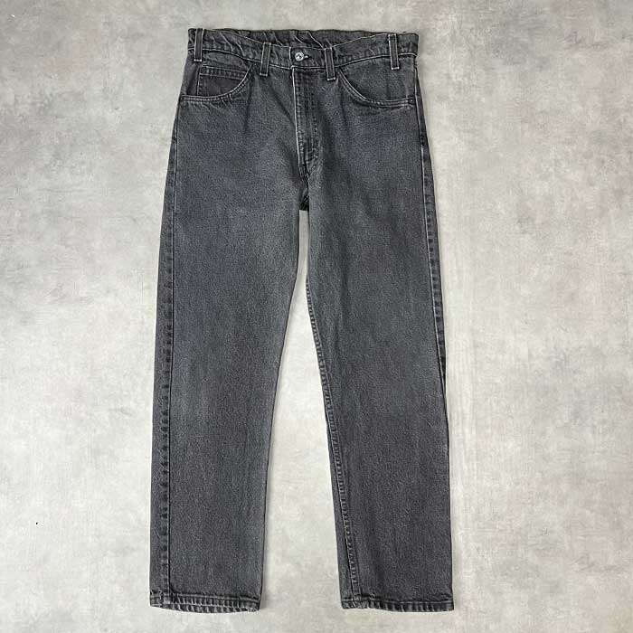 80's Levi's 505 YARN-DYED BLACK JEANS MADE IN USA W34L30 80年代