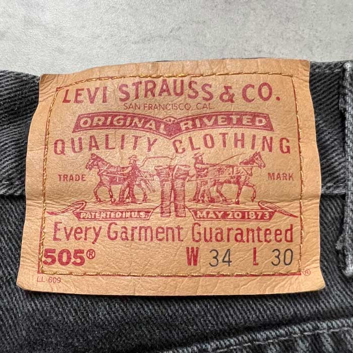 00's Levi's 505 BLACK JEANS MADE IN MEXICO 00年代 リーバイス 505
