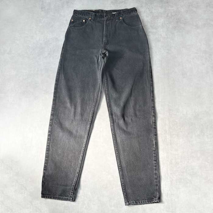 90s USA製 Levis 560 ブラックデニム パンツ ルーズ テーパード USA製 97年 Levi's 560 Black Denim Pants 黒 W34×L29 90s