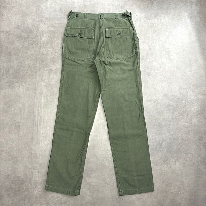 Early 60's U.S.ARMY Baker Pants Side Adjuster W32L31 60年代