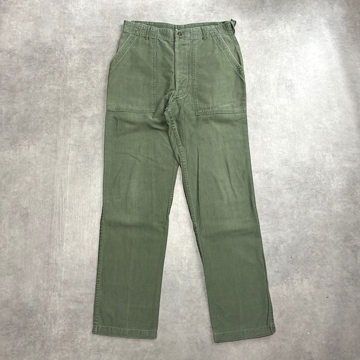 Early 60's U.S.ARMY Baker Pants Side Adjuster W32L31 60年代初期 U.S.ARMY  ベイカーパンツ-NAVIE STORE