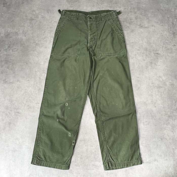 60's U.S.ARMY Baker Pants Side Adjuster W32L30 60年代 U.S.