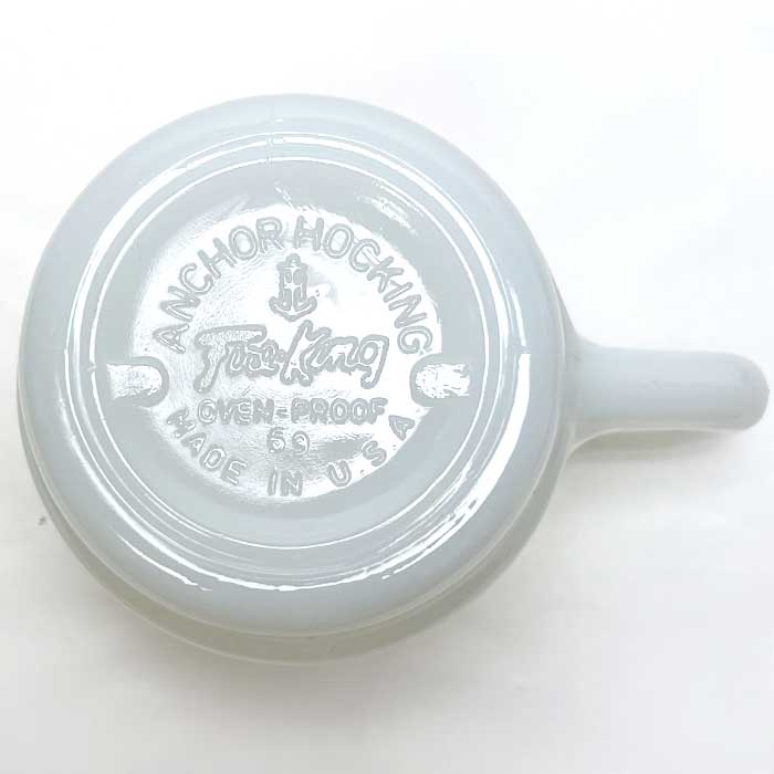 Vintage Anchor Hocking Fire King McDonald Advertising Stacking Mug