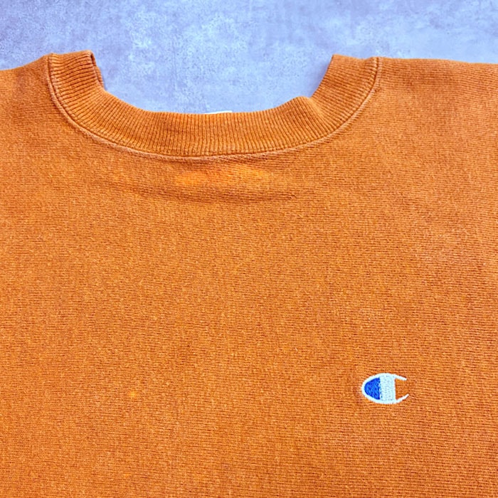 90's Champion Reverse Weave Made in USA ORANGE/XL 90年代