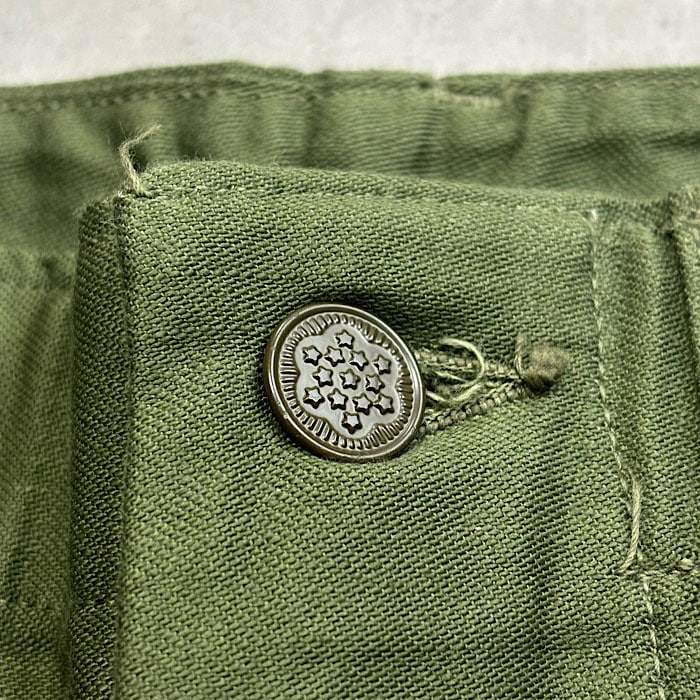 50's U.S.ARMY 13STAR BOTTON BAKER PANTS/MEDIUM 50年代