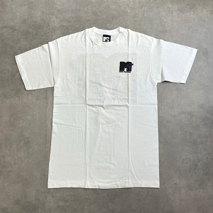 90's MTV T-Shirts Made in USA WHT/L 90年代 MTV Tシャツ