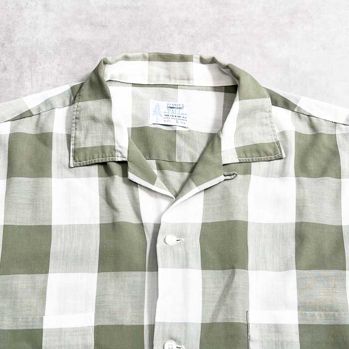 Towncraft pennys 60年代 超レア blank sweat ボロ 50s～60s PENNYS Nylon Pullover BD L/S Shirt 黒 L ペニーズ