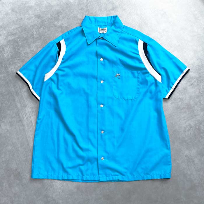 Hilton ボウリングシャツ made in USA 1960-70s Hilton ボーリングシャツ 